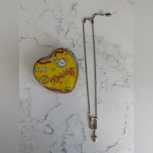 Brighton Love Amour Silver Heart Necklace